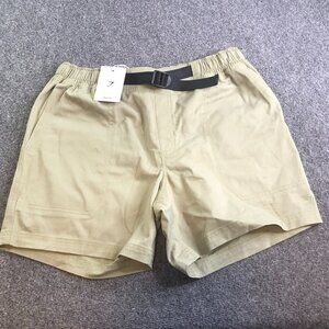 Gymshark Rest Day Woven Shorts Mens Large Sage Green Drawcord Pockets Gym Lounge